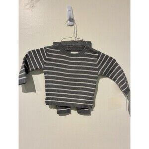 NWT Carter's Little Planet Gray Stripe 100% Organic Cotton Outfit - 9M